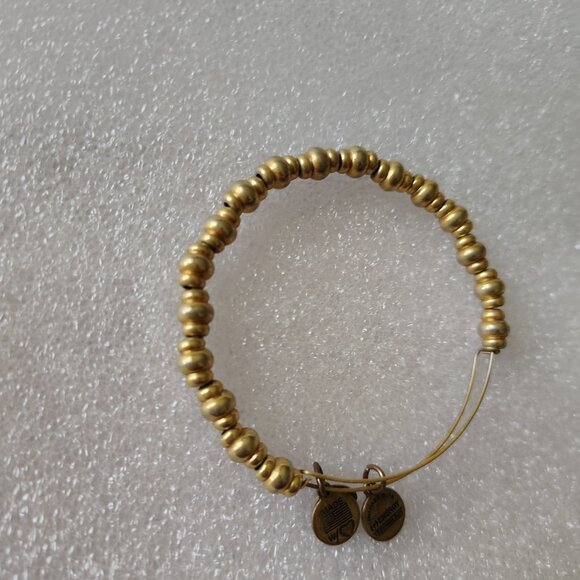 Alex and Ani Jewelry - Alex and Ani Gold Bead Bangle 420